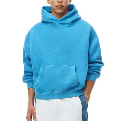 China Anti-Wrinkle 500 Gsm Hoodie Custom Drop Shoulder Thick Heavy Empty Hoodies Men Oversized Plus Size Hoodies for sale