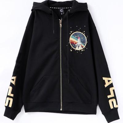 China Anti-wrinkle fleece heavy men's anorak hoodie for men oversized black zipper hoodie for sale