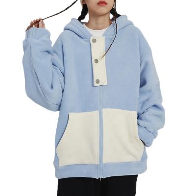 China anti-wrinkle Finch Garment high street fleece hoodie woman zip up blank hoody women's fleece hoodie with pocket for sale