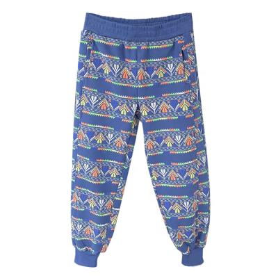 China wholesale high waist jogger women full print sweatpants anti-wrinkle Finch Garment cotton harem bohemian pants for sale