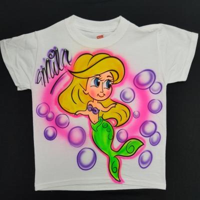 China Clothing Wholesale Summer Anti-wrinkle Airbrush Cotton High Quality T-shirt Airbrushed Cute Cartoon T-shirt for sale