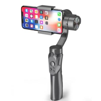 China Portable Flexible Cheap F6 Smart Face Object Tracking Handheld Cellphone Smartphone 3 Axis stabil 3Axis Cell Phone Gimbal Stabilizer with Tripods for sale