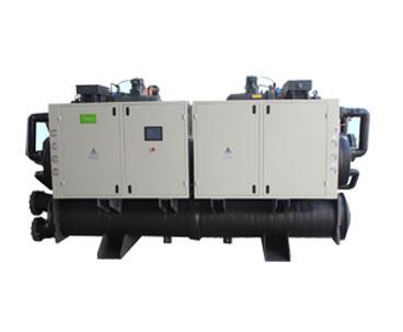 China Industrial Water Cooled Screw Compressor Chiller With Refrigerant R407C for sale