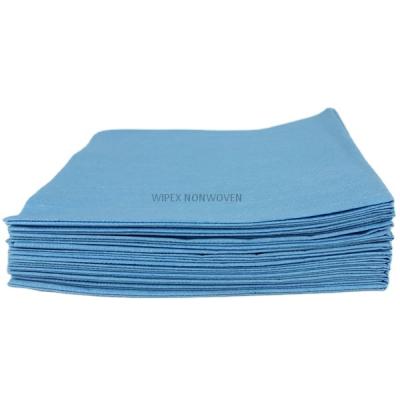 China Sustainable Blue Industrial Wipes Blue Wiping Cloth Sheets Blue Wiping Paper for sale