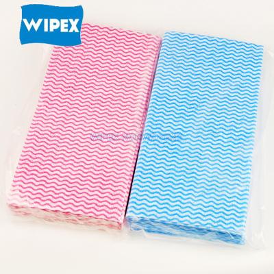 China WIPEX- Spunlace Disposable Nonwoven Food Service Cleaning Cloths for sale