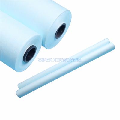 China WIPEX Sustainable Spunlace Nonwoven Polyester Wood Pulp Automatic Covering Cloth Roll for sale