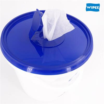 China Sustainable Factory Supply Mega Cleaning Wet Wipes Rolls Disinfecting Bucket Wet Wipes for sale