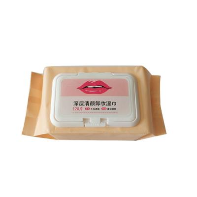 China Eco - Friendly Custom Wipes Lady To Use Wet Makeup Remover Facial Cleaning Wet Wipes for sale