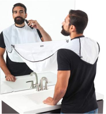 China New A303 Male Beard Cleaning Shaving Apron Clean Hair Care Bibs Razor Holder Bathroom Adult Organizer Gift For Man for sale