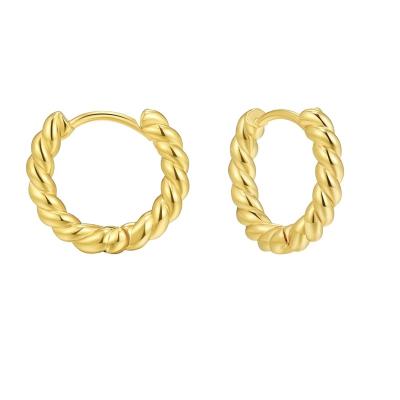 China K074 FASHIONABLE new trend luxury c-shaped twist earrings shape personality design sense jewelry twist earrings buckle for sale