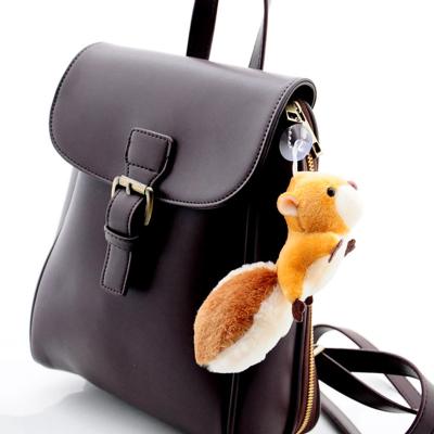 China Cute Gift K212 Cartoon Squirrel Sound Doll Toy Keychain Key Ring Backpack Ornament by Cute Plush for sale