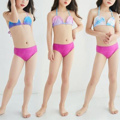 China Swimwear Breathable Bikini Kids Young Girls In Swimsuits Split Mermaid Swimwear 12 Years Girl Bikini Two Piece Swimsuit for sale