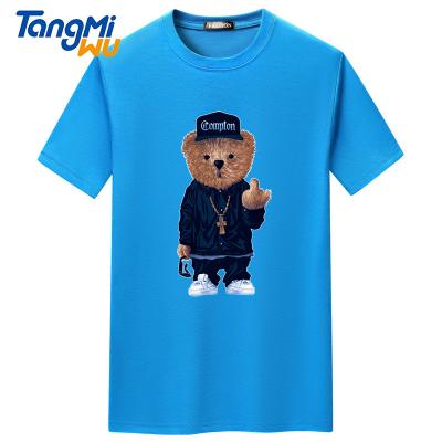 China Wholesale Cheap Oversized Tee Men's Anti-Wrinkle TMW Cotton T-shirt Digital Printing Men Back Fashion T-shirt Tees Cartoon Graphic T-shirt for sale