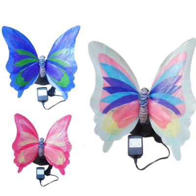 China 2022 Hot Sale Style Fiber Optic Animal Color Changing LED Fiber Optic Butterfly Light for sale