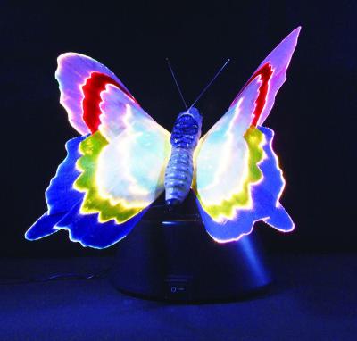 China Fiber Lighting Fiber Optic Led Butterfly For Wedding Decoration for sale