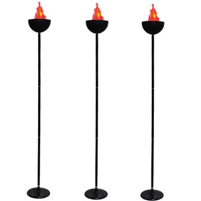 China Home Party Decorative Silk Lamp LED Flame Floor Lamp Holiday Halloween Lighting Fire Flame Lamp for sale