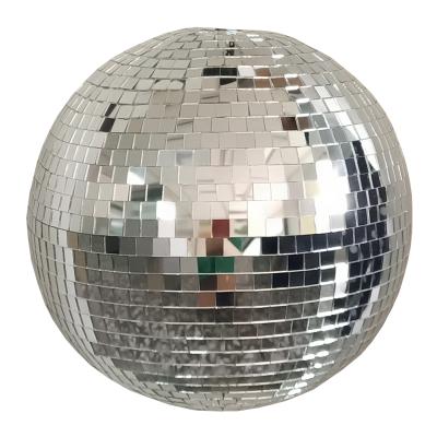 China Plastic /foam core with mirror glass 2020 birthday christmas tree ornaments core party disco mirror ball motor dj spinning ball for sale