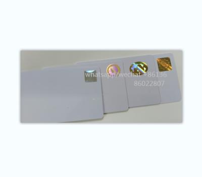 China paper & Custom Cardboard Security 3D CLR Hologram PVC Hologram Hot Stamping Card for sale