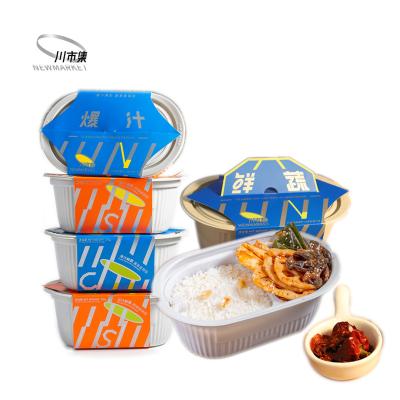 China 378 Food Enough Lunch Self Heating Hot Pot Rice Meals for sale