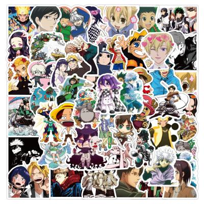 China OEM 50PCS Popular Anime Cartoon Sticker Luggage Trolley Case Car Laptop Customize Waterproof Graffiti Stickers for sale