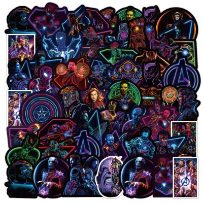 China OEM e-100Pcs Steel Man Kids Vinyls Stickers Packs For Laptop Skateboard Luggage Water Bottles Guitar Waterproof Outdoor Stickers for sale