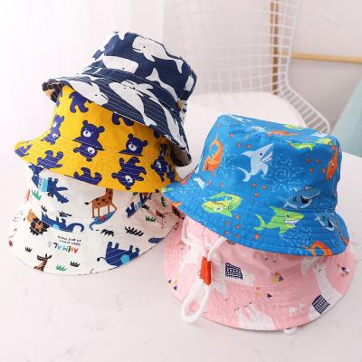 China Imitate animal hot sale kids/high quality kids/boy/girl cotton bucket hat kids spring summer printed hat custom animal style for sale