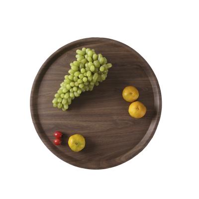 China Eco-Friendly Home.Restaurant.Bar.Hotel.Wedding Light Shatterproof Dishwasher Safe BPA Free Woodgrain Serving Tray for sale