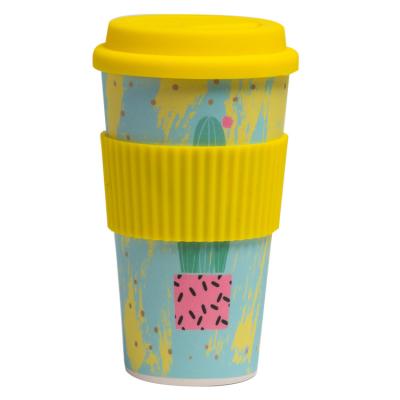 China PLA Dishwasher Safe 100% Sustainable Reusable Biodegradable Natural Coffee Mug for sale