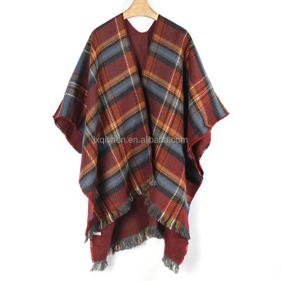 China 2023 New Design New Arrival Women's Anti-pilling Winter Autumn Warm Coat Knitted Cape Shawls Fashion for sale