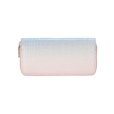 China Best Selling Biodegradable Large Capacity Fashion Pattern Color Stone Cheap Card Ladies Wallets In Bulk for sale