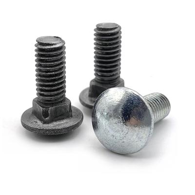 China Custom carriage bolt neck carriage bolt hex head construction main carriage bolt din603 m10x30 for sale