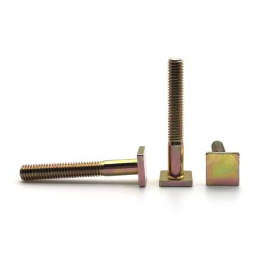 China Machine Industry Square T-bolt High Strength Customized Made Square Head Bolt for sale