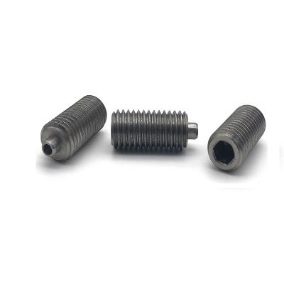 China HEX high precision set screw din 9mm set screw m10 stainless steel knurled set screw for sale