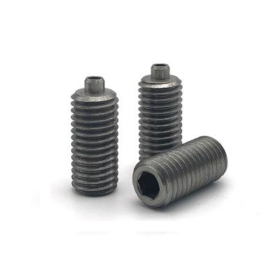 China HEX Stainless Steel Standard Set Screw Motorcycle Slotted Set Screw Set Screw for sale