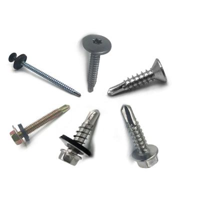 China Wholesale Galvanized China Metal Hexagon Teak Wood Stainless Steel Hex Self Drilling Head Screw With EPDM Gaskets Covering Screw for sale