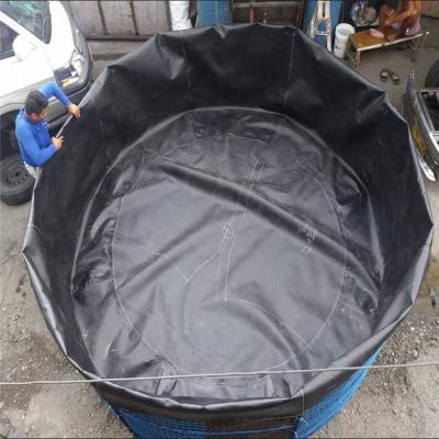 China Geomembrane Circular Tanks for Aquaculture in Contemporary Design Style for sale