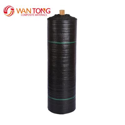 China Customized Length 140gsm High Strength Woven Geotextile for Road Construction for sale