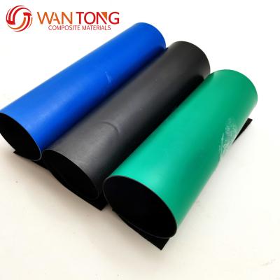 China 1mm 1.2mm 1.5mm HDPE Geomembrane for Dam or Artificial Lake Black Green Blue White for sale