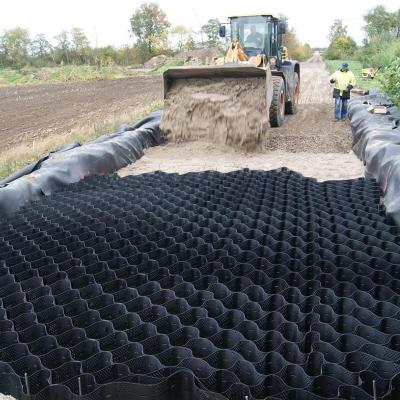 China HDPE Textured/Perforated Geocell Optimal for Slope/Retaining Wall/Road Reinforcement for sale