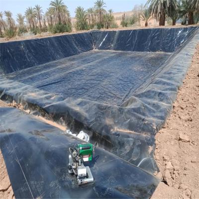 China Raw Material 100% Virgin HDPE Geomembrane for Fish Shrimp Farm Pond Liner Wantong for sale