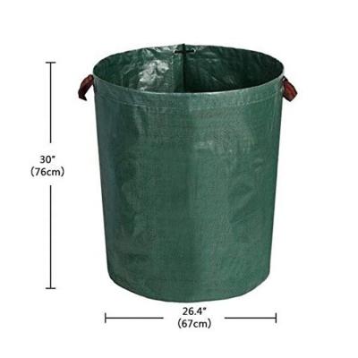 China 72-Gallon Capacity Leaf Garden Waste Storage Bag The Eco-Friendly Composting Solution for sale