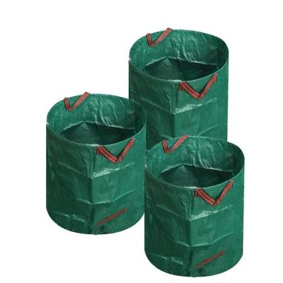 China Collapsible Garden Waste Bags Heavy Duty Waste Lawn Pool Yard Leaf Bag Season Winter for sale