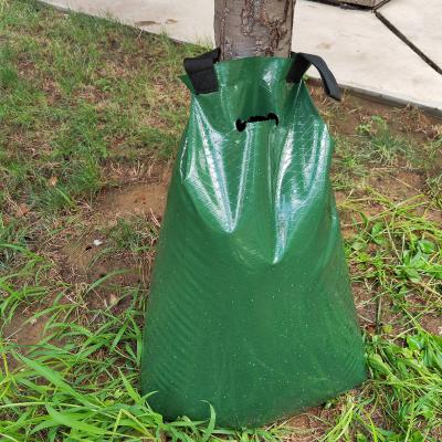 China 20 Gallon Green PVC Tree Watering Bags The Eco-Friendly Choice for Newly Planted Trees for sale