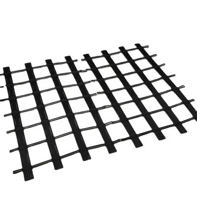 China 50KN Bitumen gecoated glasvezel Geogrid Het essentiële product voor wegversterking Te koop