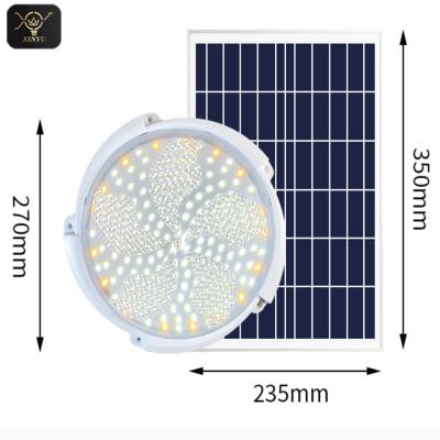 China ABS White Indoor Solar Ceiling Light Led Solar Powered Light With Panel For Ceiling 100w/150W/200W Recessed Ceiling Led Solar Lights for sale