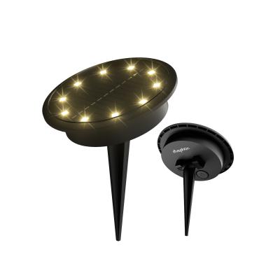 China Wall/Pillar/Lawn Installation Led Ground Light Outdoor Solar Garden Lawn Lights Waterproof Decor for sale