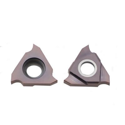 China CNC Machine Tool CNC Splined Insert TGF32L 0.5-1.5mm Triangular Tungsten Carbide Lathe Tools Turning Shallow Groove Inserts For Stainless Steel for sale