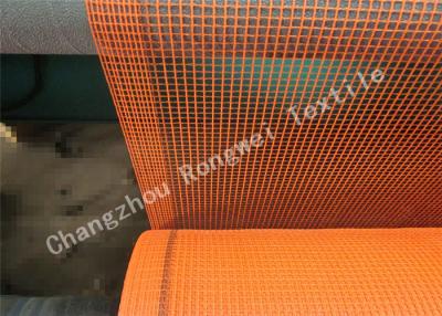 China Fire-Retardant Construction Safety Netting Barrier Nets , Orange Debris Netting with Reinforced Border for sale