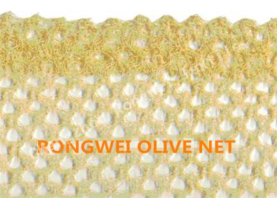 China Beige Color Round Hole Mesh Netting For Olive Collection , Agriculture Harvest Net for sale