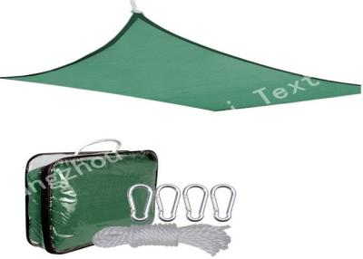 China Dark Green HDPE Sun Shade Sails / Outdoor Shade Cloth for Canopy or Patio High Shade Rate for sale